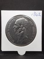 Rijksdaalder 1842 koning Willem II, Zilver, Ophalen of Verzenden, Losse munt, 2½ gulden
