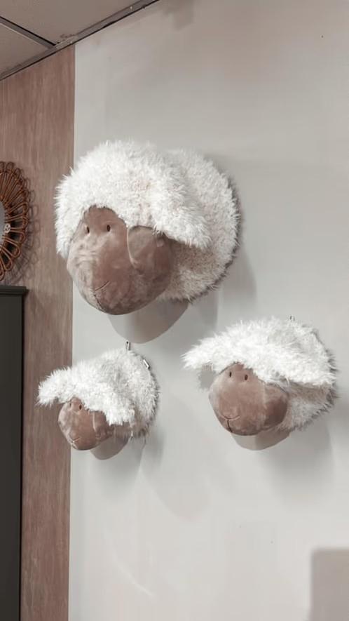 Wandkop Decoratie Schaap, Kinderen en Baby's, Kinderkamer | Inrichting en Decoratie, Nieuw, Wanddecoratie, Ophalen