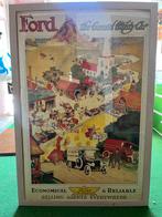Antieke Ford Puzzel - 1500 Stukjes Ingelijst Vintage Reclame, Antiek en Kunst, Ophalen