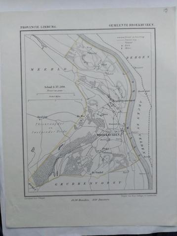 10 / Broekhuizen De Vonkel Swolgen Litho 1866 van J. Kuyper beschikbaar voor biedingen
