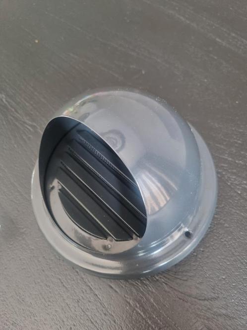 Nieuwe bolrooster ventilatie zwartgrijs/ antraciet 12,5 cm, Doe-het-zelf en Verbouw, Ventilatie en Afzuiging, Nieuw, Ophalen of Verzenden