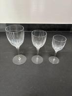 18 wijnglazen JG Durand kristal, Ophalen of Verzenden