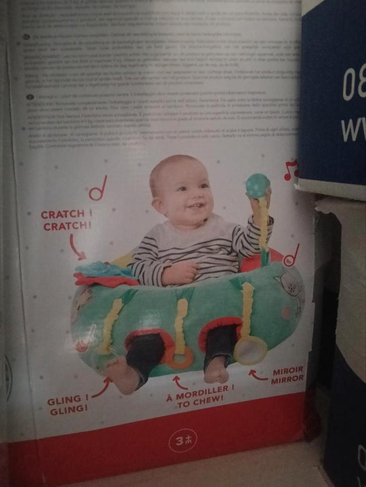 Babystoeltje - Speelstoel voor baby's, Kinderen en Baby's, Speelgoed | Babyspeelgoed, Zo goed als nieuw, Overige typen, Met geluid