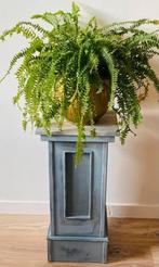 Houten zuil / plantentafeltje, Huis en Inrichting, Woonaccessoires | Zuilen en Pilaren, Ophalen, Zo goed als nieuw