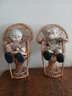 Popen  2 stuks met stoel, Ophalen of Verzenden, Zo goed als nieuw, Pop