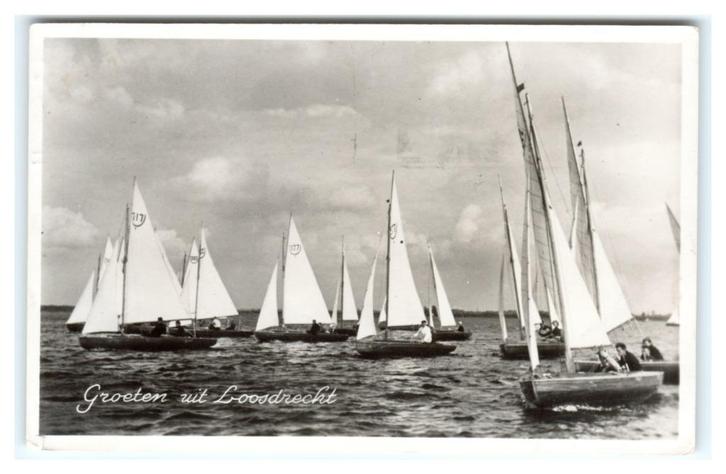 Loosdrecht, Groeten uit Loosdrecht. Opruimingskaart, Verzamelen, Ansichtkaarten | Nederland, Gelopen, Noord-Holland, 1940 tot 1960