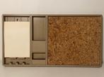Prikbord met kurk/ memobord met kladblok en pennenhouder, Ophalen of Verzenden, Gebruikt, Prikbord