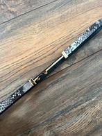 Supertrash leren riem met print in maat M, Minder dan 3 cm, Supertrash, 90 tot 100 cm, Tailleriem