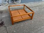 tafel met glasplaat, Ophalen, Overige materialen, Gebruikt, 50 tot 75 cm