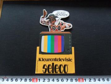 sticker Goed bekeken Kleurentelevisie SELECO  Zanussi eletro beschikbaar voor biedingen