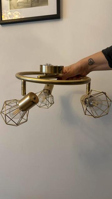 Gouden Diamant Plafondlamp beschikbaar voor biedingen