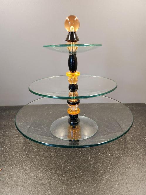 kleurrijke glazen etagère – blikvanger voor elk interieur, Huis en Inrichting, Woonaccessoires | Etagères, Nieuw, Ophalen of Verzenden