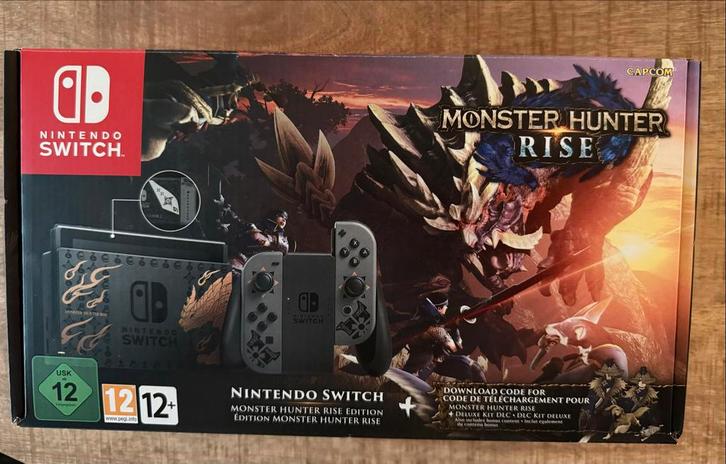 Nintendo Switch Monster Hunter Rise Editie, Spelcomputers en Games, Games | Nintendo Switch, Zo goed als nieuw, Avontuur en Actie