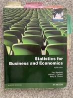 Statistics for Business and Economics 9780273767060, Ophalen of Verzenden, Beta, Gelezen, WO