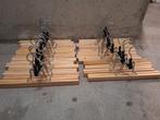 Houten kinderkleding knijphangers 25 stuks., Kleding | Dames, Kledinghangers, Ophalen of Verzenden, Zo goed als nieuw, Hout, Kinderen