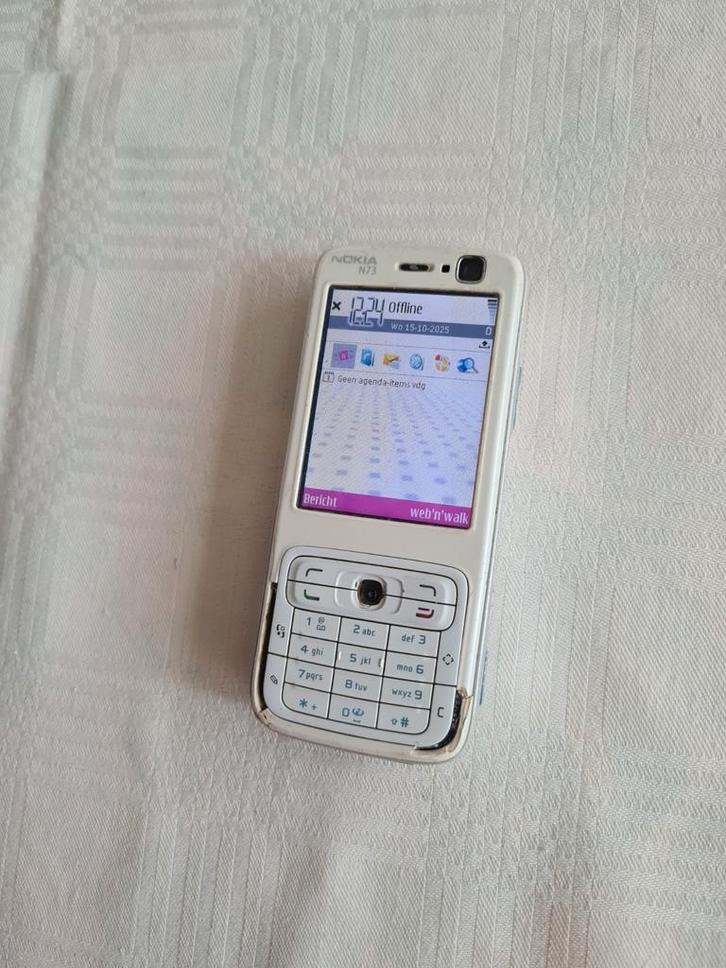 Nokia N73 Vintage smartphone Werkend Zeldzaam verzamelobject, Telecommunicatie, Mobiele telefoons | Nokia, Gebruikt, Zonder abonnement