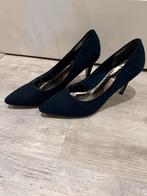 Donkerblauwe pumps mt 40, Kleding | Dames, Schoenen, Ophalen of Verzenden, Zo goed als nieuw, Blauw, Pumps