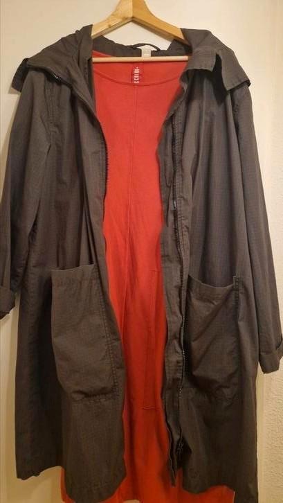 Ishiko.Oska zomerjas maat 3 grijs-bruin, Kleding | Dames, Jassen | Zomer, Zo goed als nieuw, Maat 46/48 (XL) of groter, Bruin