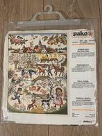 Borduurpakket Pako, wandkleed buitenleven, 45x60 cm, Ophalen of Verzenden, Nieuw, Handborduren, Borduurpakket