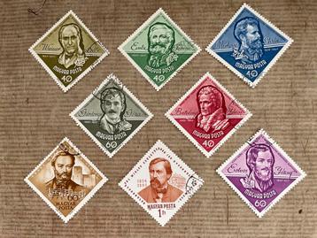 Postzegels Budapest grote maat