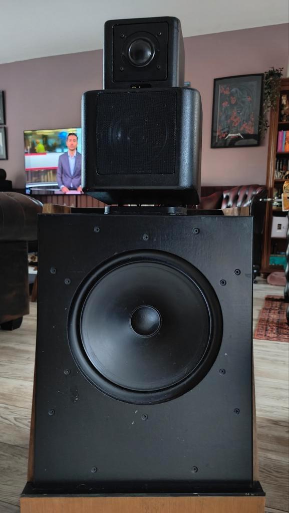 Kef 105.1, Audio, Tv en Foto, Luidsprekers, Gebruikt, Front, Rear of Stereo speakers, 120 watt of meer, Overige merken, Ophalen of Verzenden