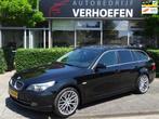 BMW 5-serie Touring 523i - AUTOMAAT - PANORAMADAK - STOEL VE, Achterwielaandrijving, Gebruikt, Zwart, Zwart