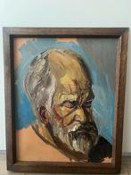 Olieverfschilderij op paneel (hout)  45x60 cm, Antiek en Kunst, Kunst | Schilderijen | Klassiek, Ophalen of Verzenden