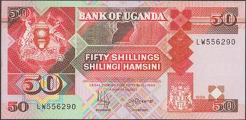 Uganda 50 shillings 1994 UNC p.30c (# 642) beschikbaar voor biedingen