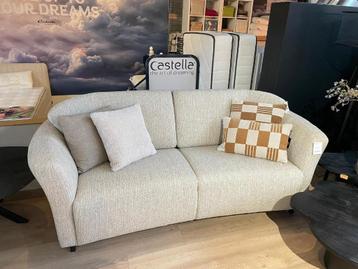 Bank | Barcelona | Beige | Hoge rugleuning | 2,5 zits beschikbaar voor biedingen