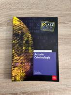 Actuele criminologie boek (11e druk), Boeken, Studieboeken en Cursussen, Ophalen of Verzenden, Zo goed als nieuw