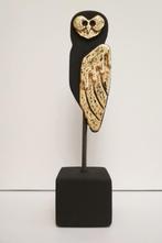 “De Uil met de Gouden Vleugel” Origineel beeldhouwwerk, Antiek en Kunst, Verzenden