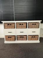 Dressoir wit 3 laden + 6 manden, Huis en Inrichting, Ophalen, Gebruikt, 150 tot 200 cm, Met lade(s)