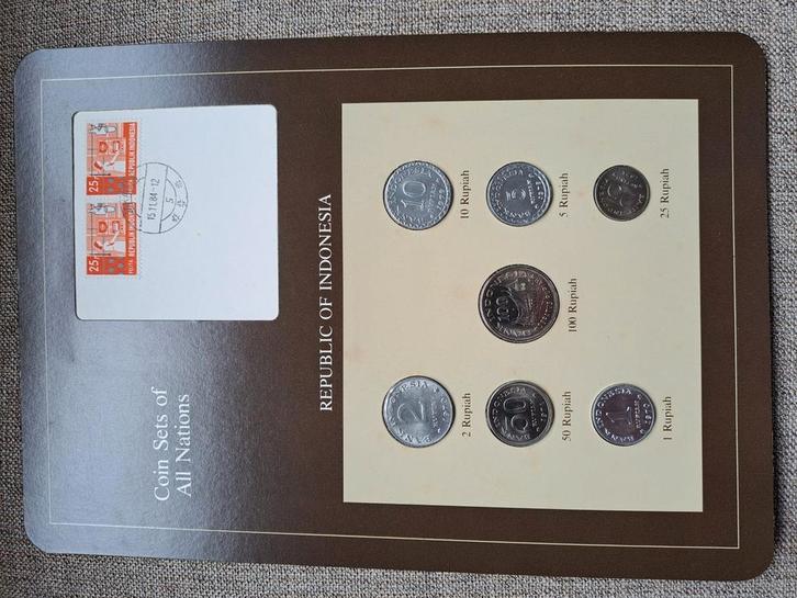 Muntset Indonesië roepia UNC, Postzegels en Munten, Munten | Azië, Setje, Zuidoost-Azië, Ophalen of Verzenden