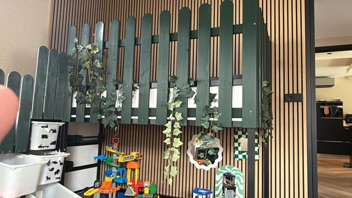 Hoogslaper / Speelmeubel met Opbergruimte, Kinderen en Baby's, Kinderkamer | Bedden, Gebruikt, 180 cm of meer, 85 tot 100 cm, Hoogslaper of Stapelbed