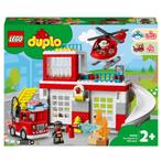 LEGO DUPLO - 10970 Brandweerkazerne & Helikopter, Nieuw, Complete set, Duplo, Ophalen of Verzenden