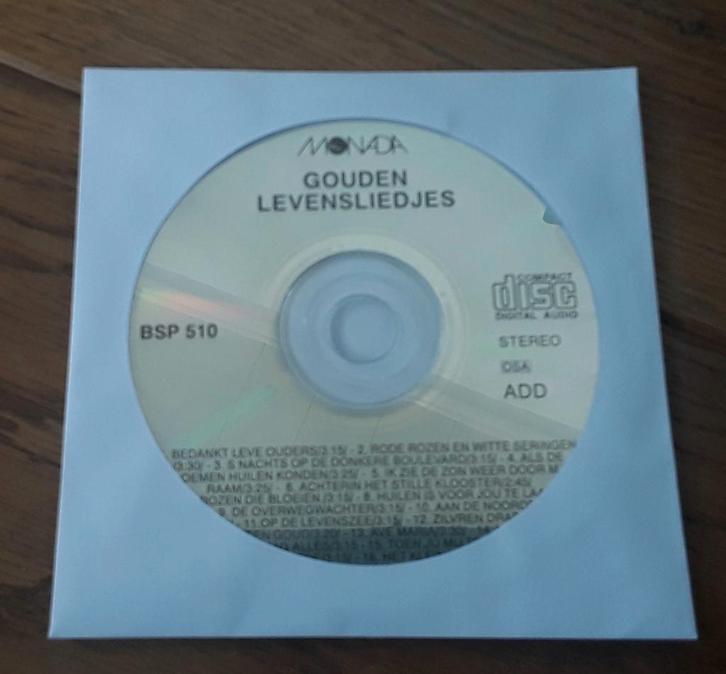 Gouden levensliedjes, Cd's en Dvd's, Cd's | Nederlandstalig, Gebruikt, Levenslied of Smartlap, Ophalen of Verzenden