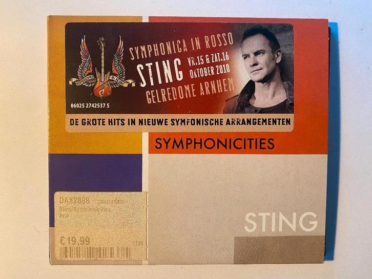 STING Symphonicities, Cd's en Dvd's, Cd's | Pop, Zo goed als nieuw, 1980 tot 2000, Verzenden