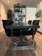 Eric cluster eetkamer set, Ophalen, Gebruikt, Eric cluster, 4 tot 6 stoelen