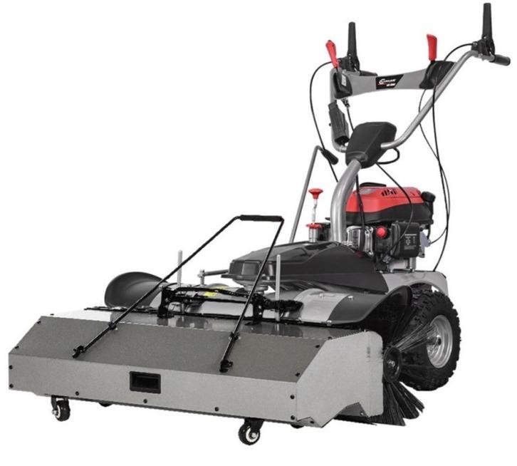 Nieuwe Lumag KM1000E veegmachine met vangbak en sneeuwschuif, Tuin en Terras, Veegmachines, Nieuw, Ophalen of Verzenden