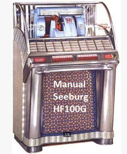 Boekwerk Manual Seeburg HF100G, Verzamelen, Automaten | Jukeboxen, Overige merken, 1970 tot heden, Ophalen of Verzenden