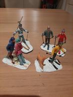 Lemax skiërs set kerstdorp miniatuur, Diversen, Kerst, Ophalen of Verzenden, Zo goed als nieuw