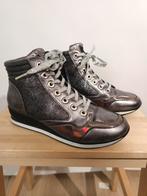 Replay zilveren leren gympen met studs maat 38, Overige kleuren, Replay, Ophalen of Verzenden, Sneakers of Gympen