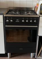SMEG gasfornuis met elektrische oven, Witgoed en Apparatuur, Fornuizen, 60 cm of meer, 4 kookzones, Vrijstaand, 85 tot 90 cm