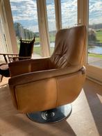 Kelvin Giormani Lederen Draaifauteuil, Ophalen, Gebruikt, Leer, 75 tot 100 cm