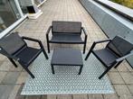 Tuinset + mat, Tuin en Terras, Tuinsets en Loungesets, Ophalen, 4 zitplaatsen, Kunststof, Loungeset