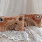 Vintage stenen marsepein varkensmallen kalksteen, Antiek en Kunst, Ophalen of Verzenden