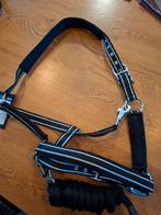 Horka halsterset cob zwart met zilver, Dieren en Toebehoren, Ophalen of Verzenden, Nieuw, Overige soorten