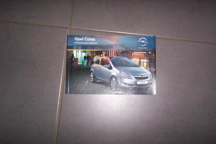 Radio/infotainment boekje OPEL CORSA D  2006/2014, Auto diversen, Handleidingen en Instructieboekjes, Ophalen of Verzenden