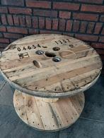 Bijzettafel industrieel, Ophalen, Zo goed als nieuw, Rond, Metaal