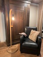 Eiken vloerlamp, Huis en Inrichting, Lampen | Vloerlampen, Ophalen, Scandinavisch, Zo goed als nieuw, 150 tot 200 cm